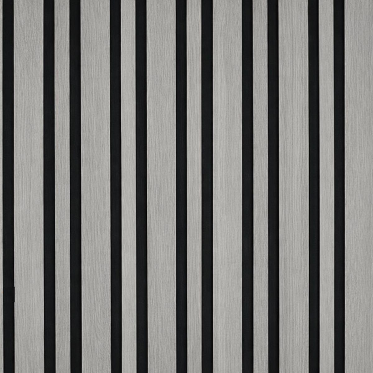 Wall Panel 04F - Light Grey - Acoustic - 240cm - (1 pack / 4pcs) — Slat & Acoustic Panels handmade to order by Langham Furniture, image 2 of 2