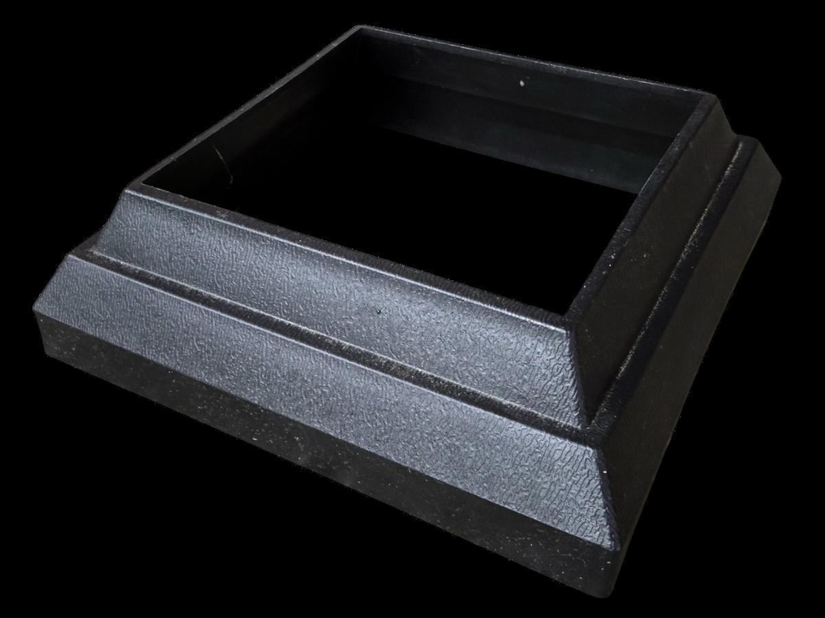 Fence Post Fitting Kit - Black (1 Carton / 4 Sets) — Fencing handmade to order by Langham Furniture, image 6 of 8