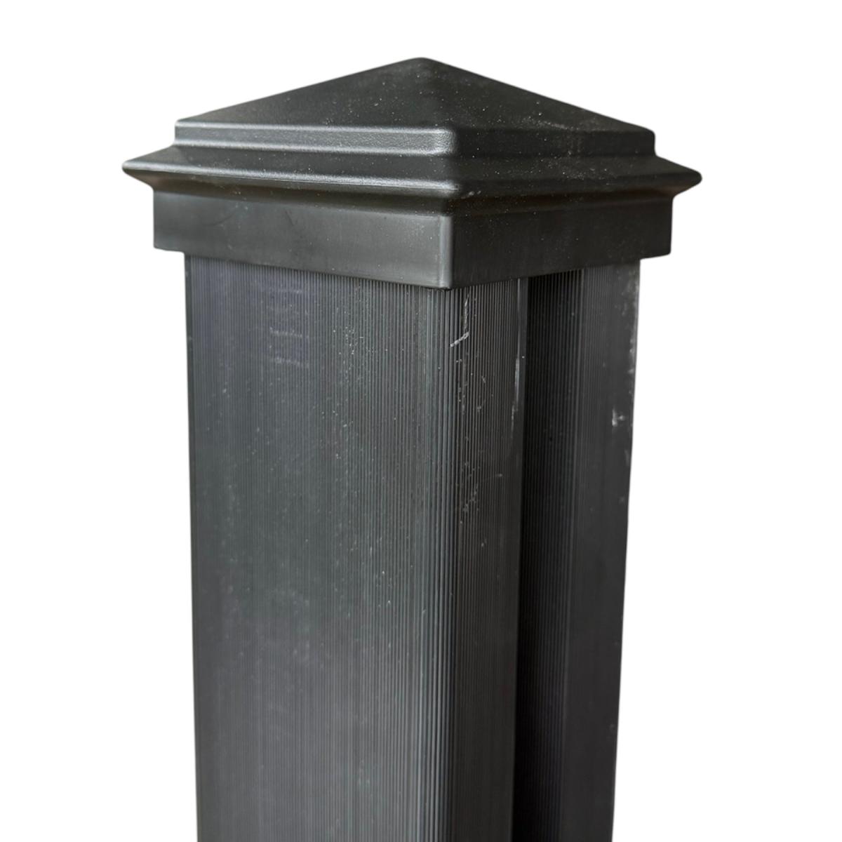 6" Fence Post - Black (1 Pack / 4pcs) — Fencing handmade to order by Langham Furniture, image 1 of 4