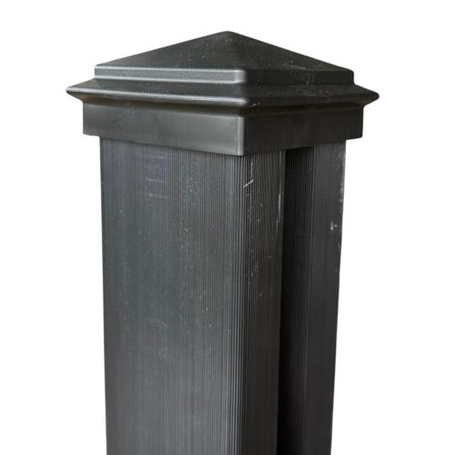 6" Fence Post - Black (1 Pack / 4pcs) — Fencing handmade to order by Langham Furniture