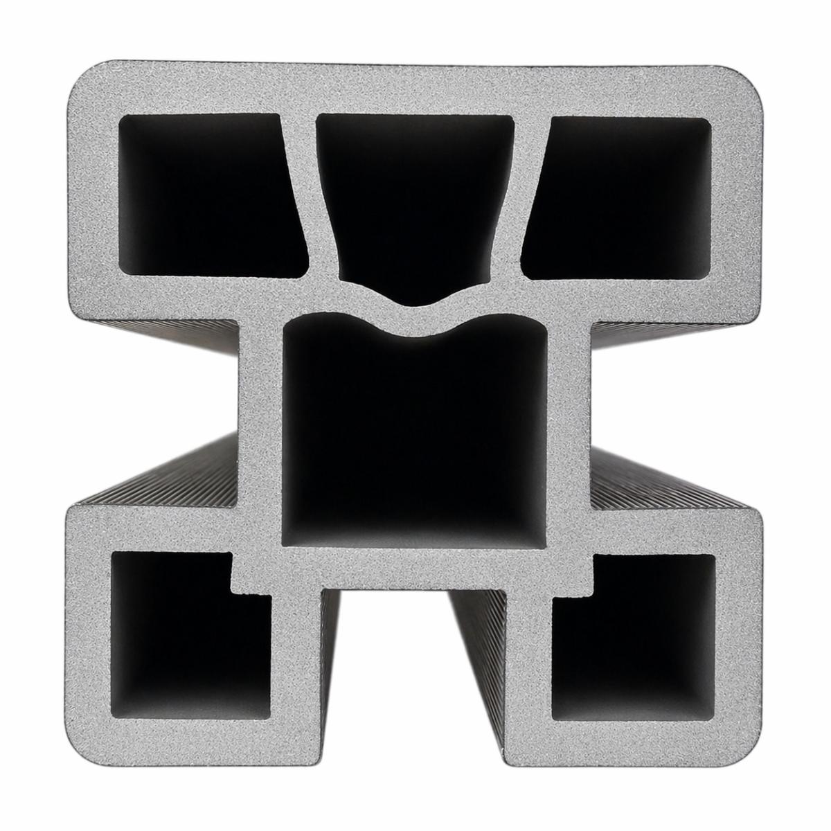 6" Fence Post - Black (1 Pack / 4pcs) — Fencing handmade to order by Langham Furniture, image 3 of 4
