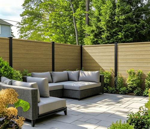 Fencing 86F - Khaki - Outdoor - 180cm (1 Pack / 6pcs) — Fencing handmade to order by Langham Furniture