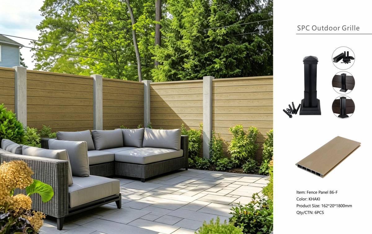 Fencing 86F - Khaki - Outdoor - 180cm (1 Pack / 6pcs) — Fencing handmade to order by Langham Furniture, image 3 of 7