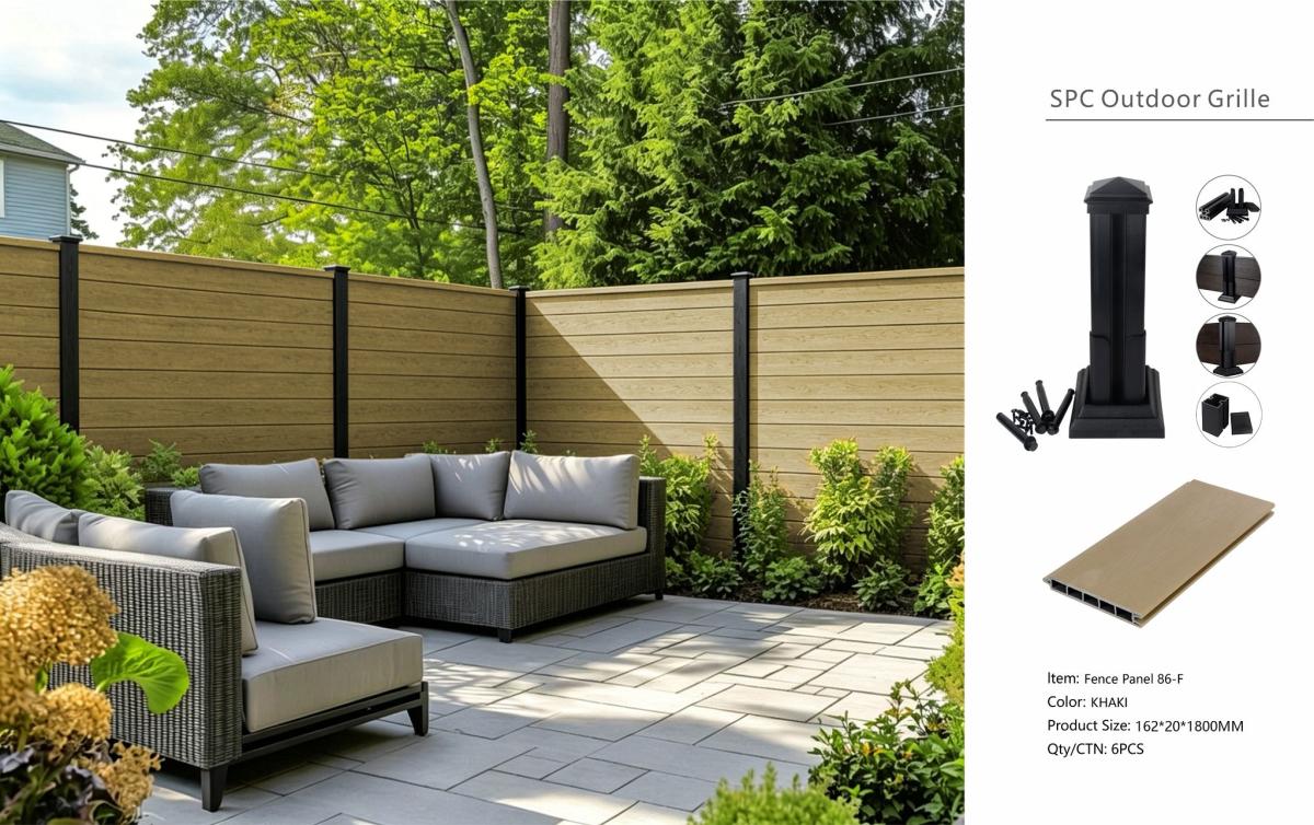 Fencing 86F - Khaki - Outdoor - 180cm (1 Pack / 6pcs) — Fencing handmade to order by Langham Furniture, image 4 of 7