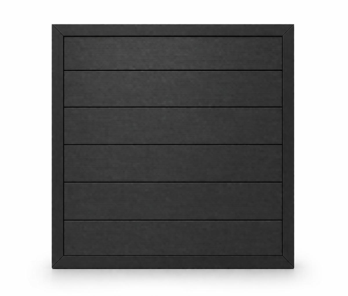 Fencing 86E - Black - Outdoor - 180cm (1 Pack / 6pcs) — Fencing handmade to order by Langham Furniture, image 2 of 7