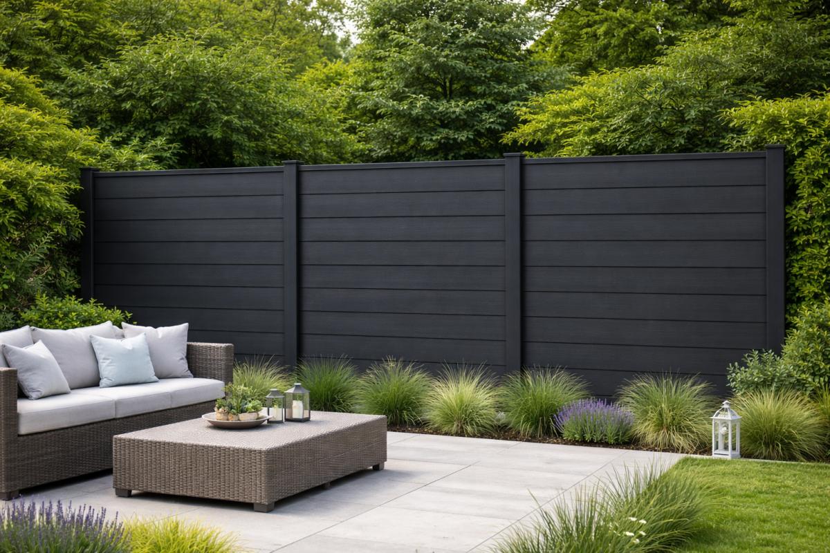 Fencing 86E - Black - Outdoor - 180cm (1 Pack / 6pcs) — Fencing handmade to order by Langham Furniture, image 5 of 7