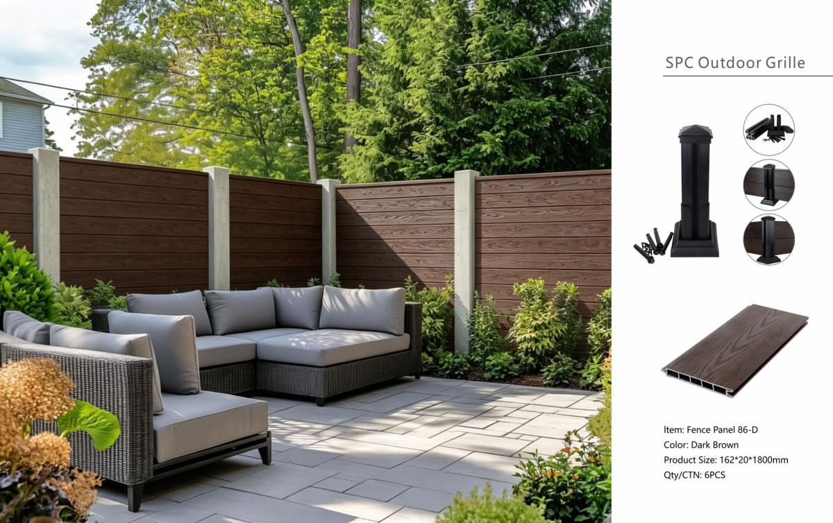 Fencing 86D - Dark Brown - Outdoor - 180cm (1 Pack / 6pcs) — Fencing handmade to order by Langham Furniture, image 3 of 7