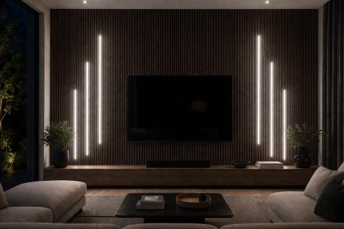 Wall Panel LED Lighting 06 (6pcs) — Panel Lighting handmade to order by Langham Furniture