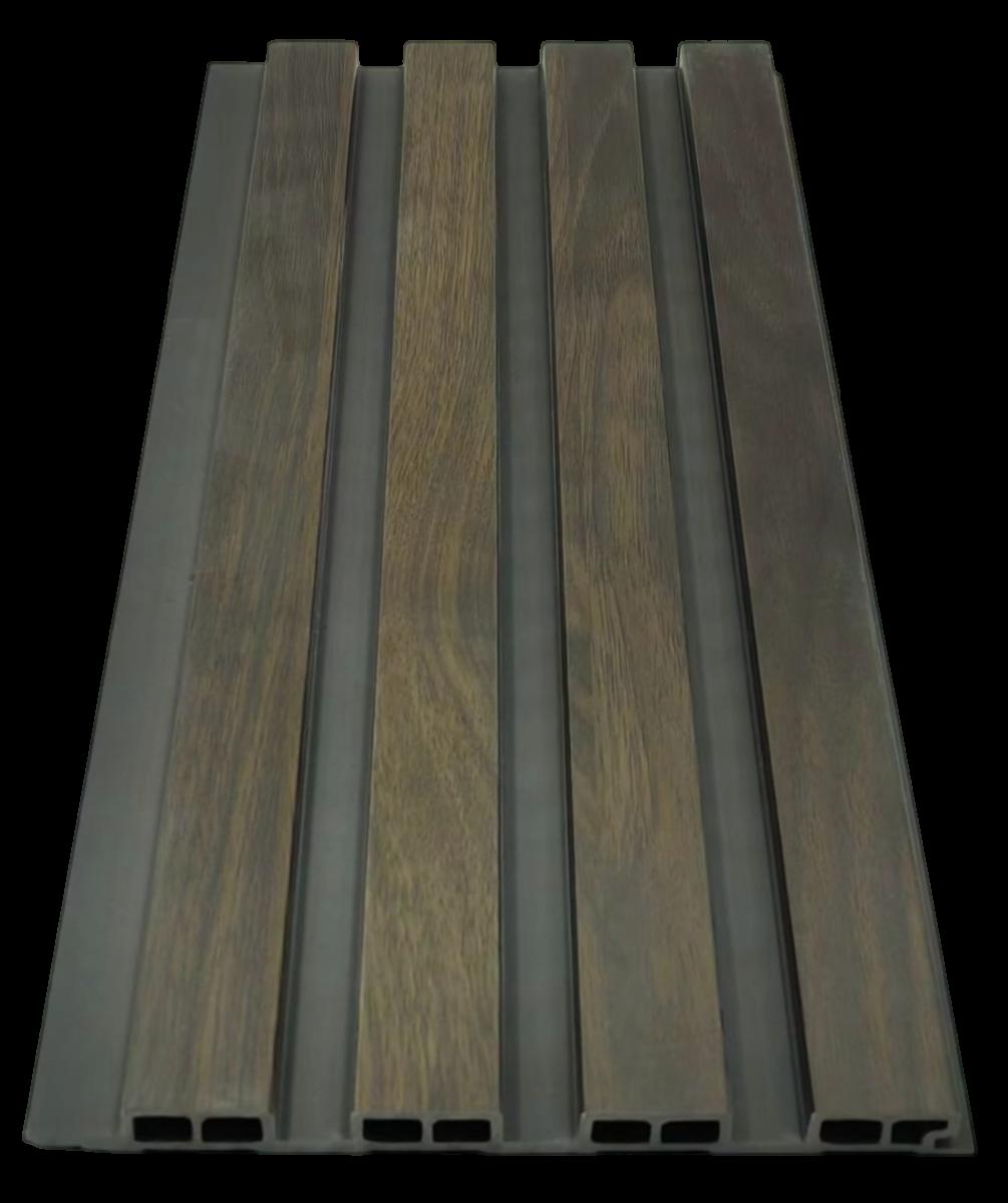 Wall Panel 82T - Walnut - Seamless - 240cm - (1 pack / 12pcs) — Slat & Acoustic Panels handmade to order by Langham Furniture, image 2 of 2