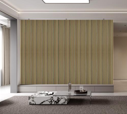 Wall Panel 82A - Oak - Seamless - 240cm - (1 pack / 12pcs) — Slat & Acoustic Panels handmade to order by Langham Furniture