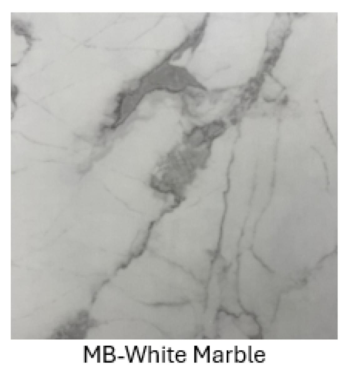 MB White Marble Dining Table (1.5m) — Dining Tables handmade to order by Langham Furniture, image 4 of 4