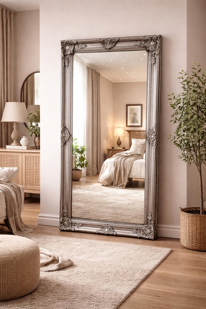 Wooden Frame Mirror (100 x 200cm) — Wall Mirrors handmade to order by Langham Furniture, image 5 of 6