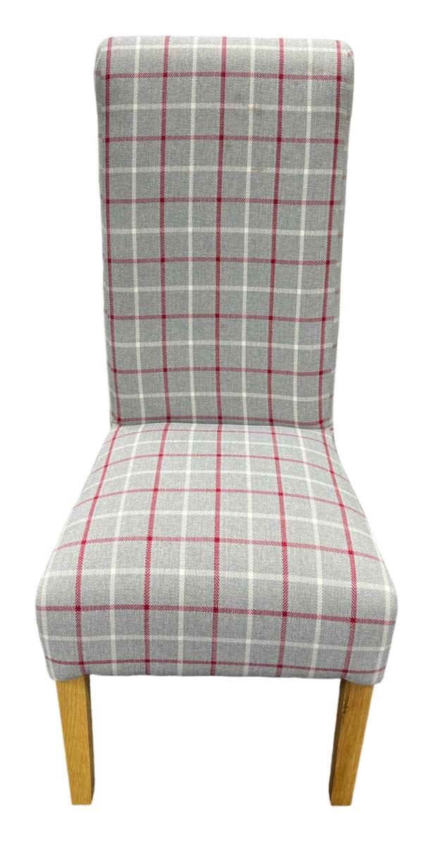 RX Red/Grey Chair (Wooden Legs) — Dining Chairs handmade to order by Langham Furniture, image 6 of 6