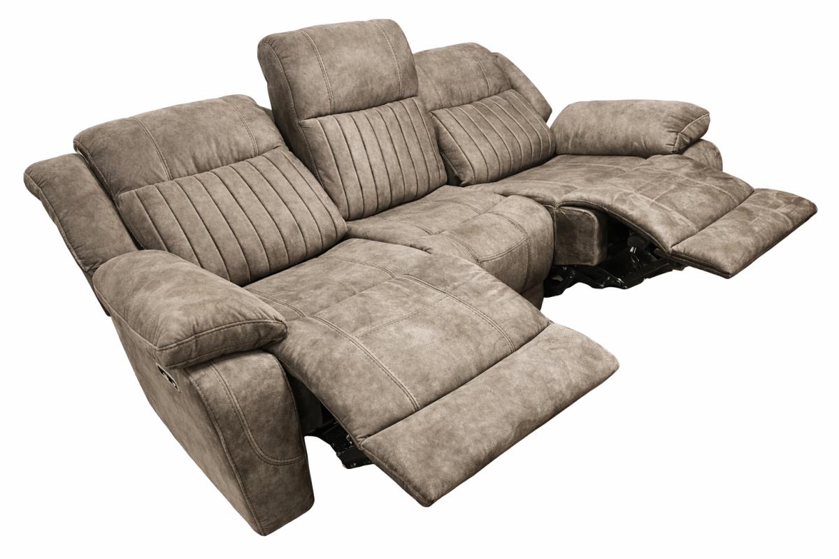 Rose Brown E-Recliner Sofa (3+2+1) — Sofas handmade to order by Langham Furniture, image 2 of 7