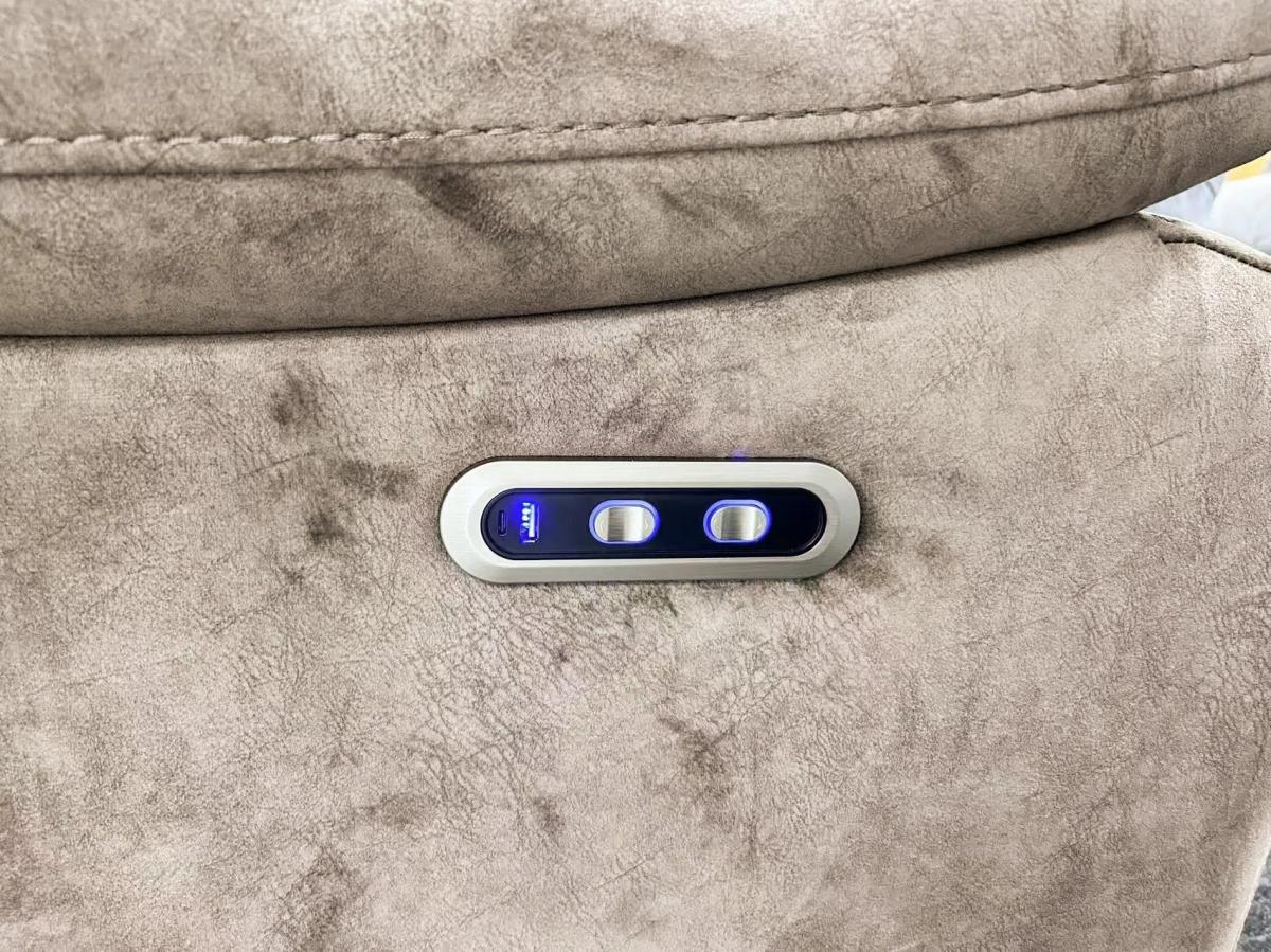 Rose Brown E-Recliner Sofa (3+2+1) — Sofas handmade to order by Langham Furniture, image 7 of 7