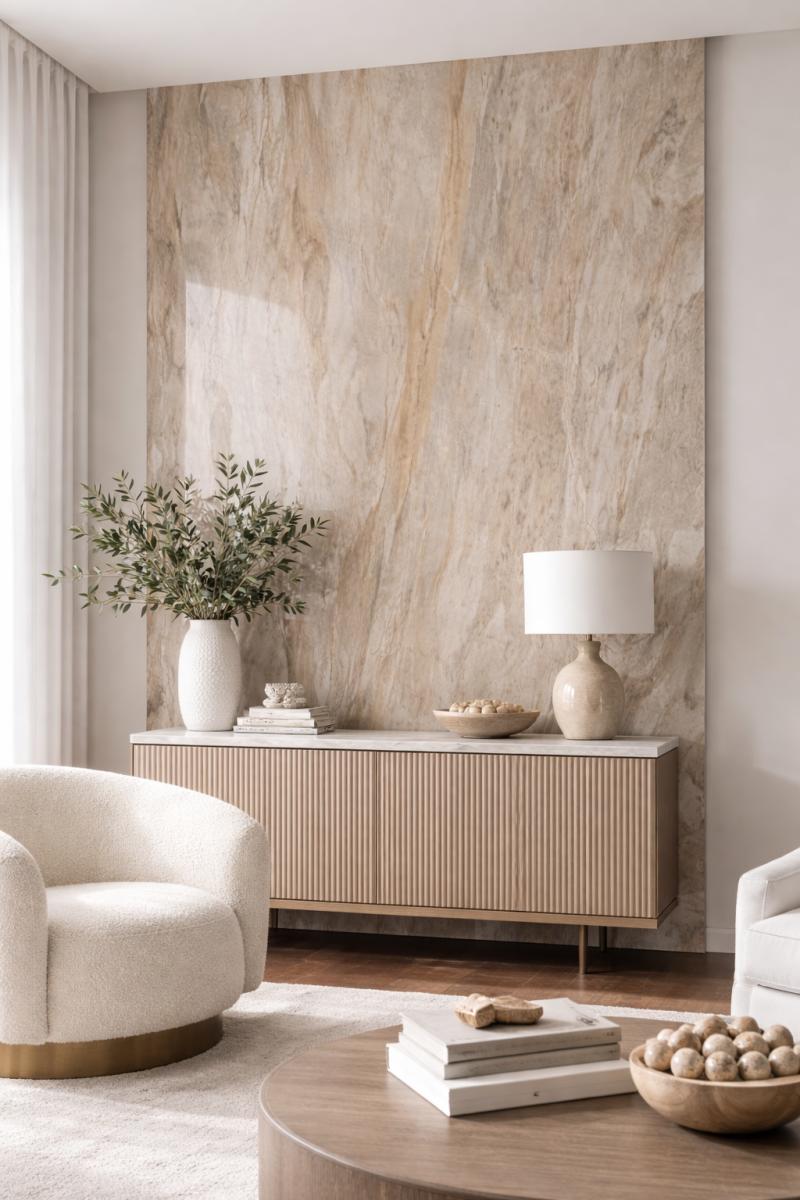 Wall Panel 07M - Cream - Wall Board - 240cm - (1 pack / 4pcs) — Slat & Acoustic Panels handmade to order by Langham Furniture, image 1 of 2