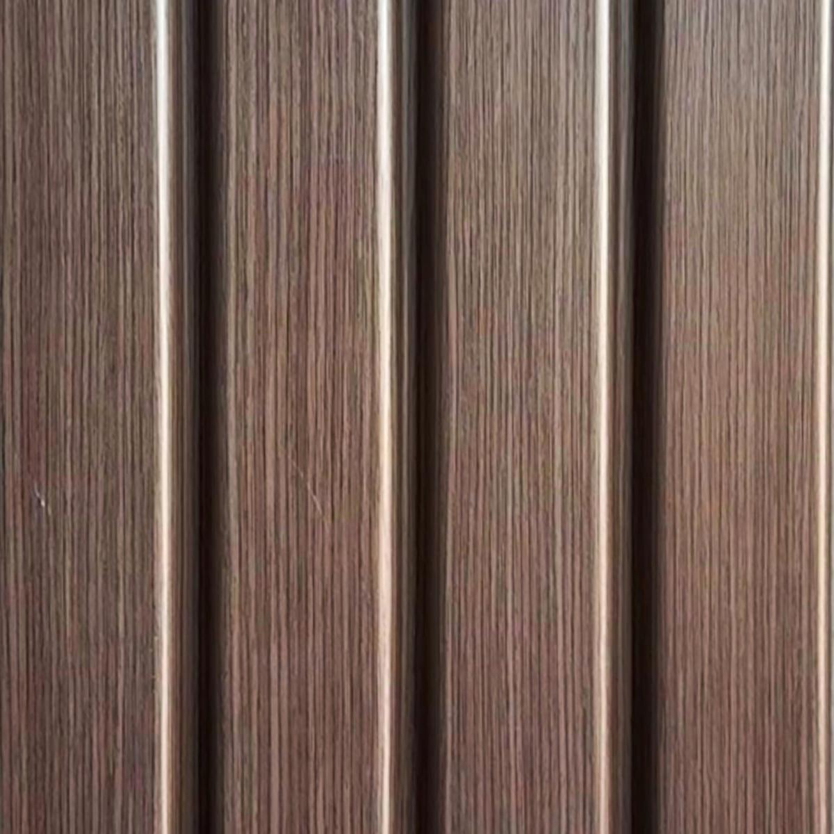 Wall Panel 63T - Walnut - PVC - 240cm - (1 pack / 8pcs) — Slat & Acoustic Panels handmade to order by Langham Furniture, image 2 of 4