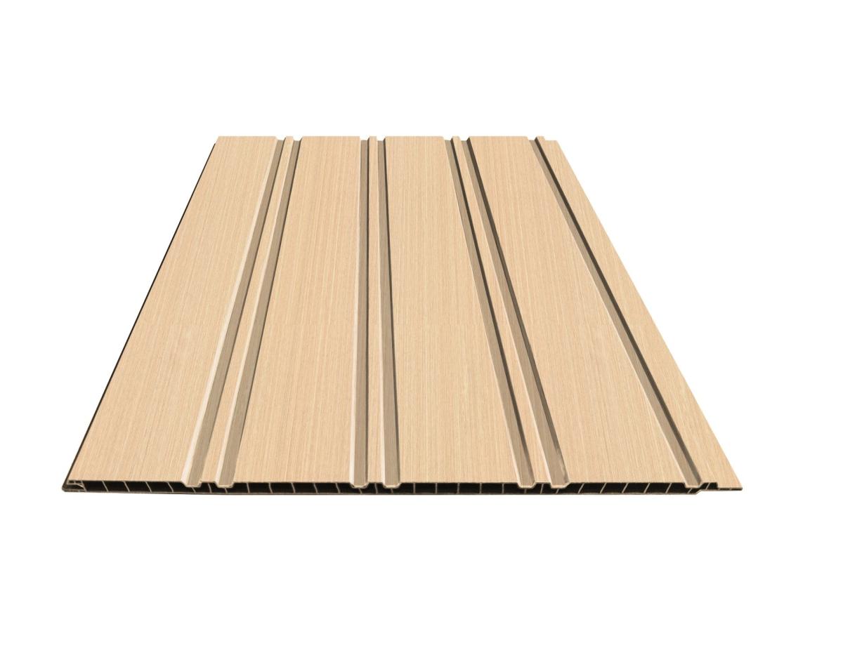 Wall Panel 62A - Oak - PVC - 240cm - (1 pack / 8pcs) — Slat & Acoustic Panels handmade to order by Langham Furniture, image 2 of 3
