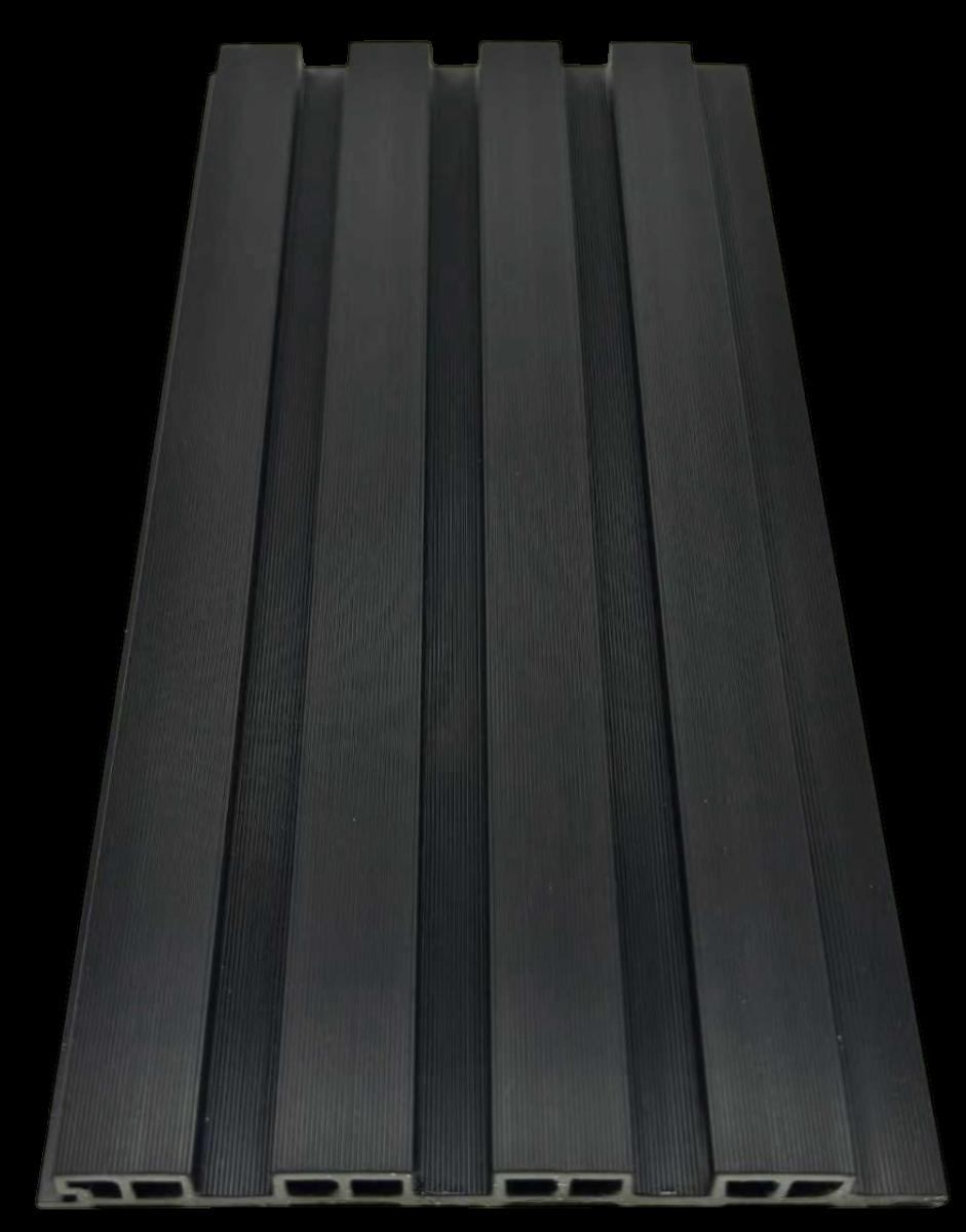 Wall Panel 84E - Black - Outdoor - 240cm - (1 pack / 12pcs) — Outdoor Wall Panels handmade to order by Langham Furniture, image 2 of 2
