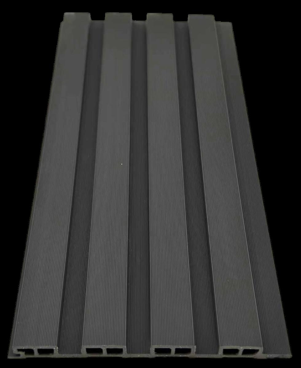 Wall Panel 84B - Grey - Outdoor - 240cm - (1 pack / 12pcs) — Outdoor Wall Panels handmade to order by Langham Furniture, image 2 of 2