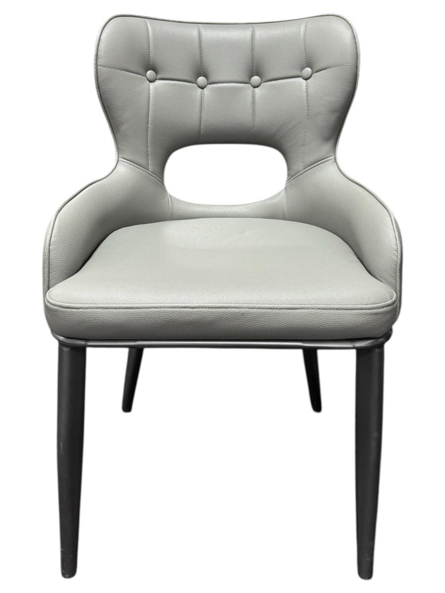 Marbella PU Chair (Black Legs) — Dining Chairs handmade to order by Langham Furniture, image 2 of 16