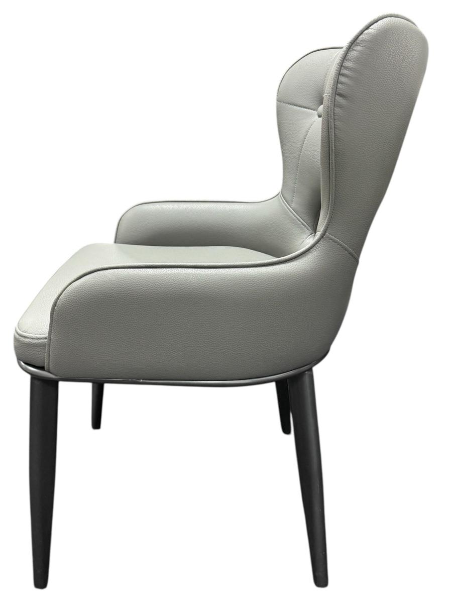 Marbella PU Chair (Black Legs) — Dining Chairs handmade to order by Langham Furniture, image 4 of 16