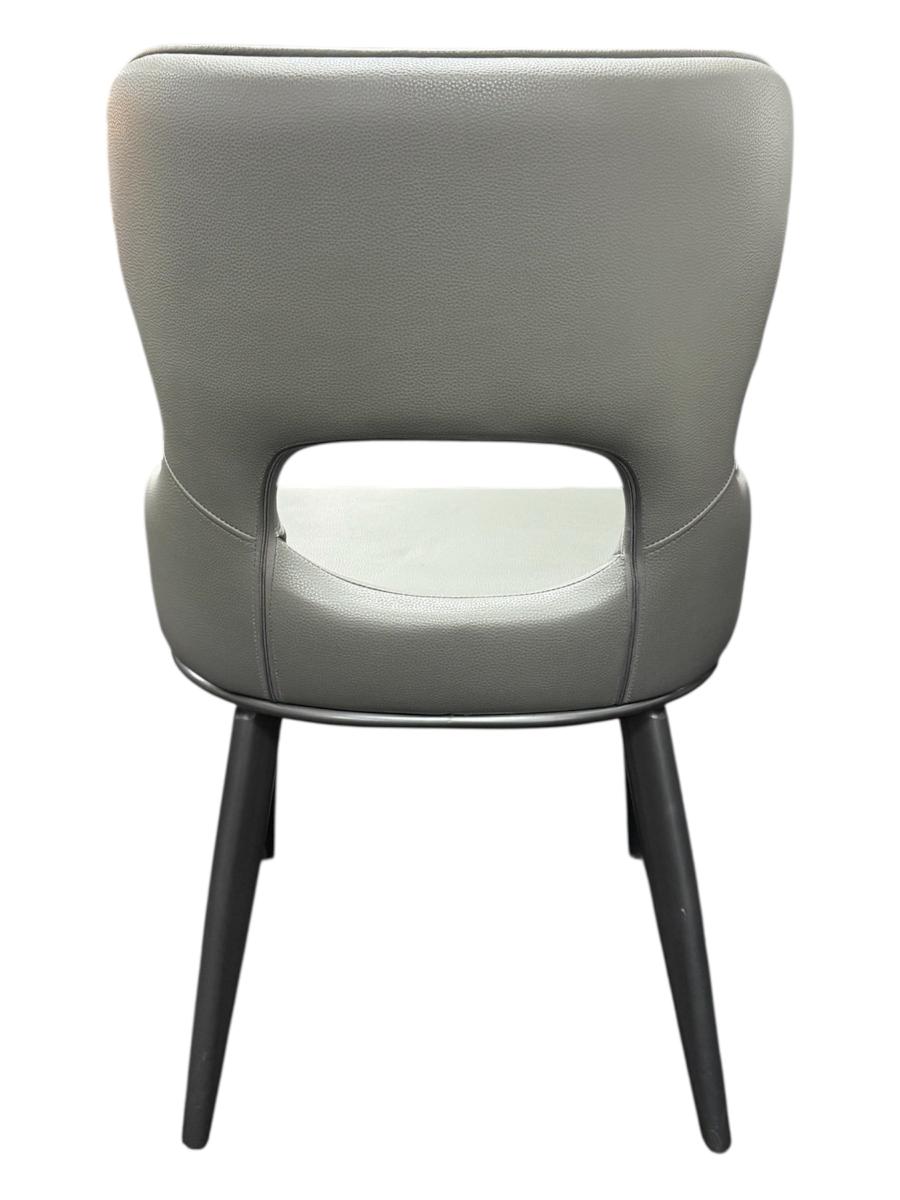 Marbella PU Chair (Black Legs) — Dining Chairs handmade to order by Langham Furniture, image 6 of 16