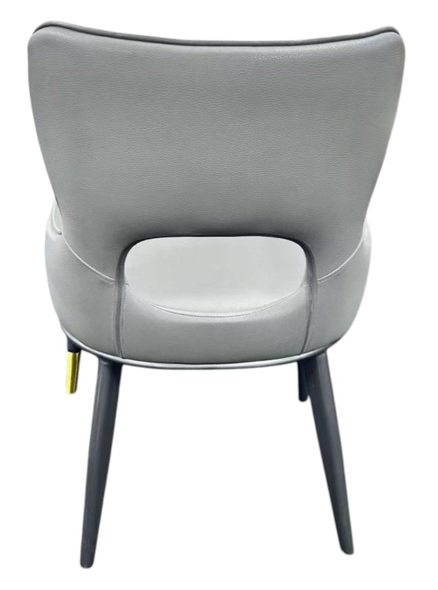 Marbella PU Chair (Black Legs) — Dining Chairs handmade to order by Langham Furniture, image 12 of 16