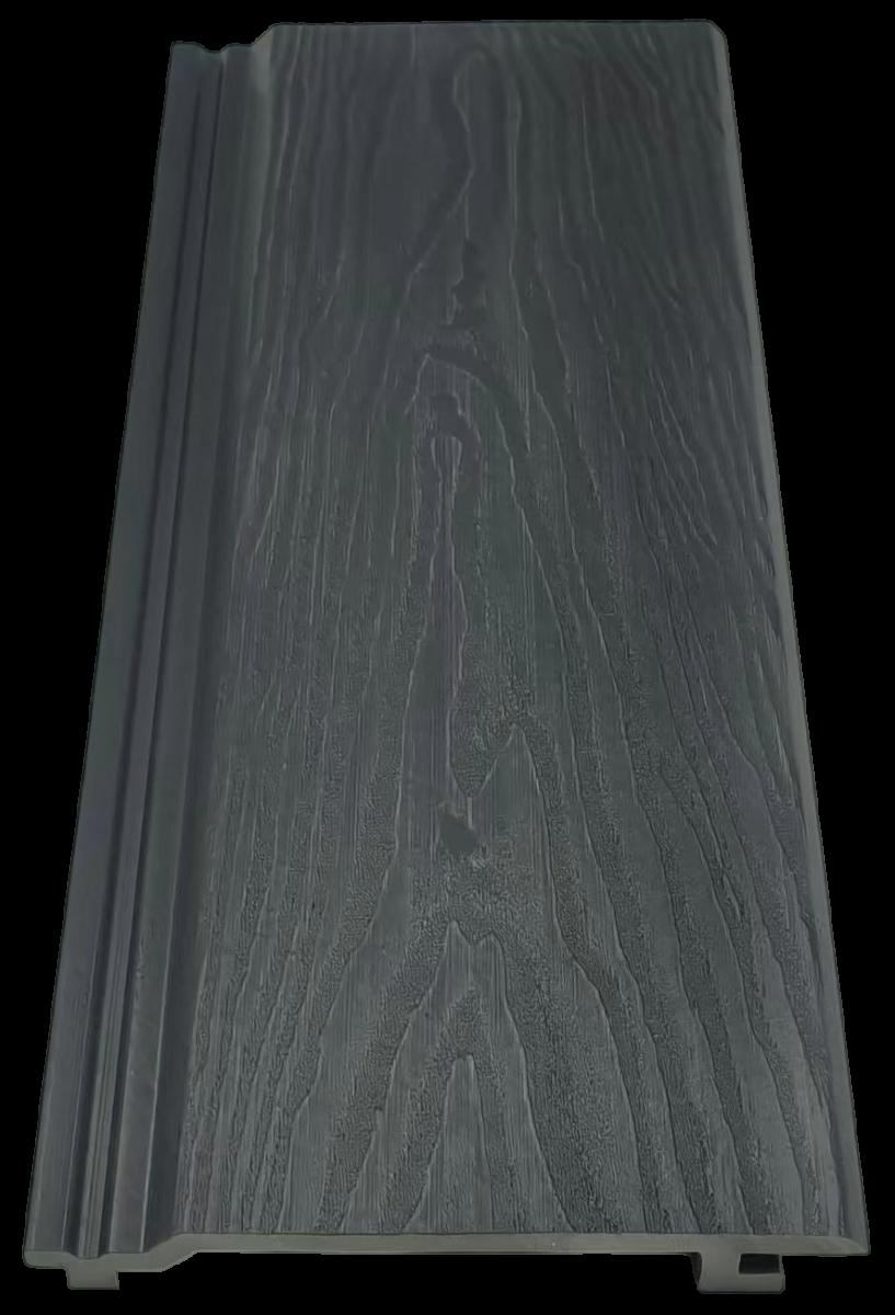 Wall Panel 87E - Black - Outdoor - 290cm - (1 pack / 6pcs) — Outdoor Wall Panels handmade to order by Langham Furniture, image 2 of 2