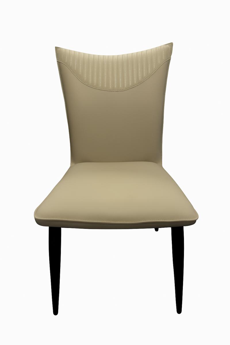 Venice 01 PU Chair (Black Legs) — Dining Chairs handmade to order by Langham Furniture, image 2 of 8