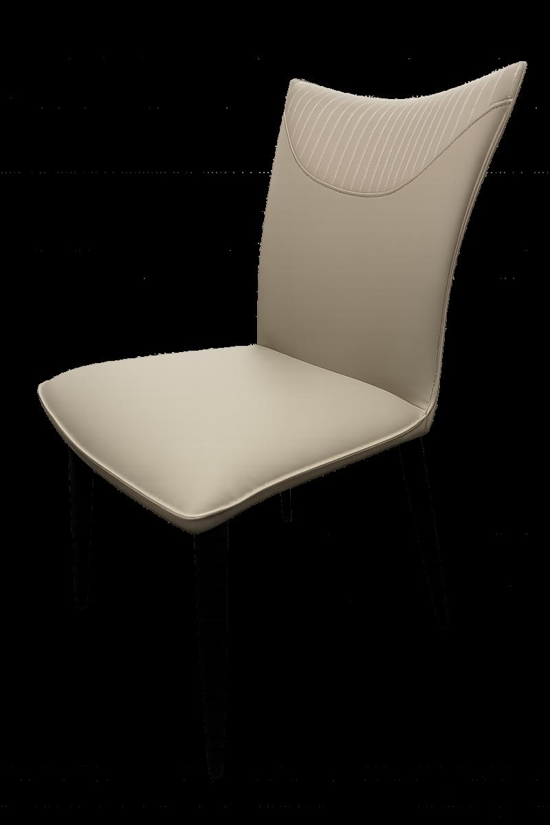 Venice 01 PU Chair (Black Legs) — Dining Chairs handmade to order by Langham Furniture, image 3 of 8