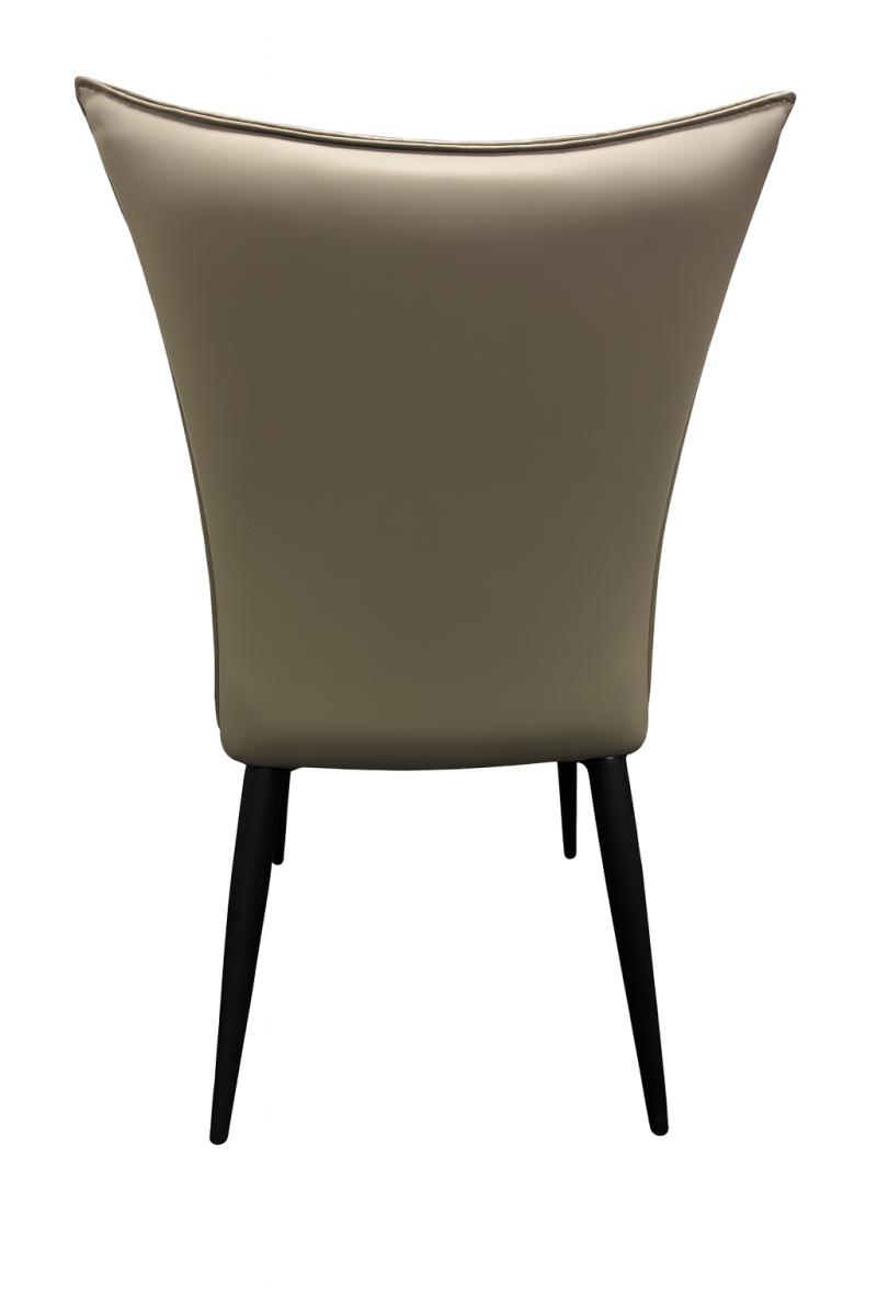 Venice 01 PU Chair (Black Legs) — Dining Chairs handmade to order by Langham Furniture, image 4 of 8
