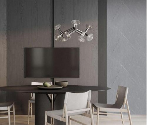 Wall Panel 011B - Grey Marble - Wall Board - 240cm - (1 pack / 2pcs) — Slat & Acoustic Panels handmade to order by Langham Furniture