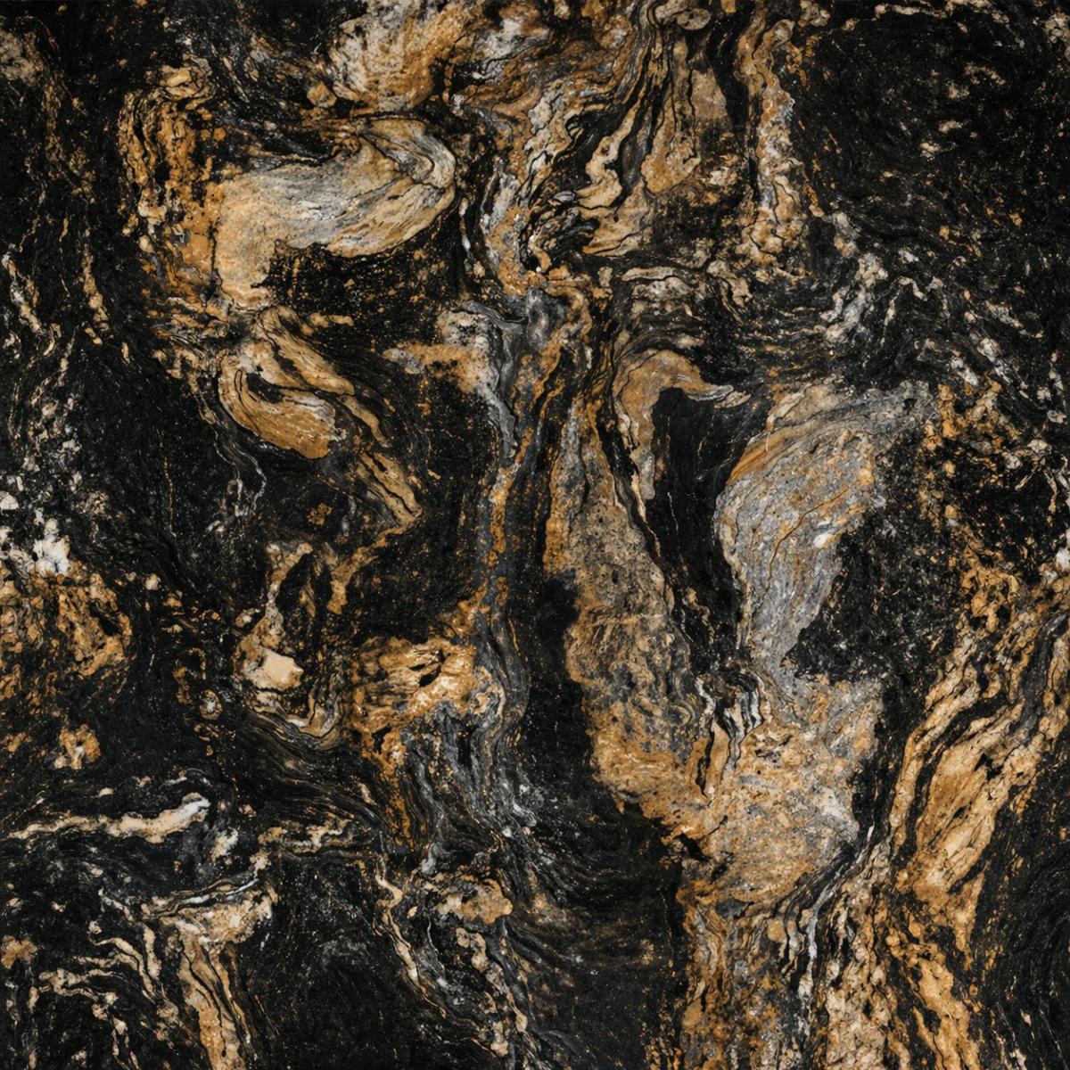 Wall Panel 011C - Gold and Black Marble - Wall Board - 240cm - (1 pack / 2pcs) — Slat & Acoustic Panels handmade to order by Langham Furniture, image 2 of 4
