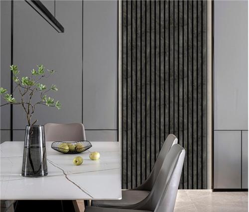 Wall Panel 02WN - Gold and Black Marble - Acoustic - 280cm - (1 pack / 3pcs) — Slat & Acoustic Panels handmade to order by Langham Furniture