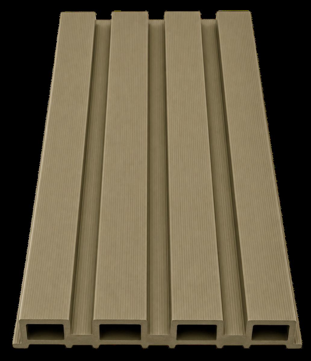 Wall Panel 83F - Khaki - Outdoor - 290cm - (1 pack / 6pcs) — Outdoor Wall Panels handmade to order by Langham Furniture, image 2 of 4