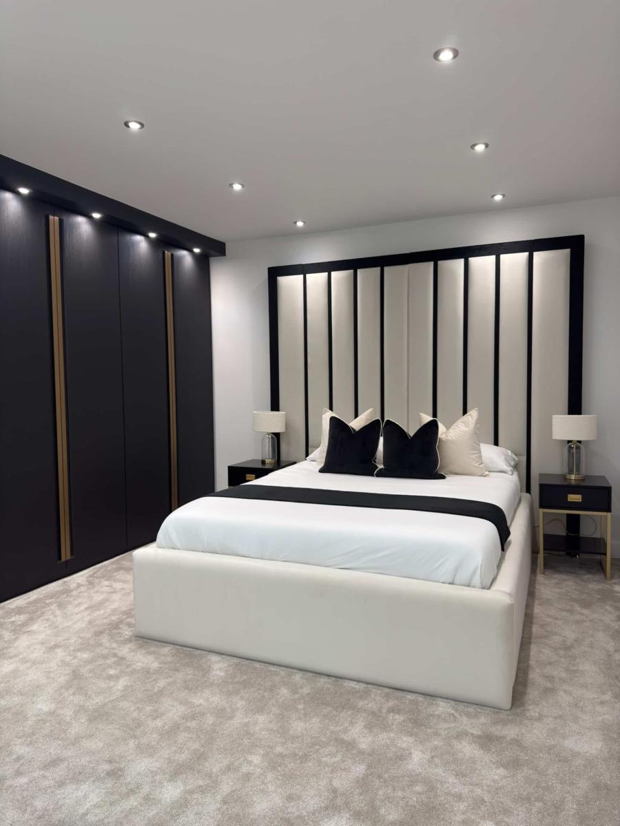 Valentino — Bed Frames handmade to order by Langham Furniture, image 1 of 6