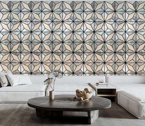Wall Panel 010A - Antique Metallic Grey - Acoustic - 240cm - (1 pack / 4pcs) — Slat & Acoustic Panels handmade to order by Langham Furniture