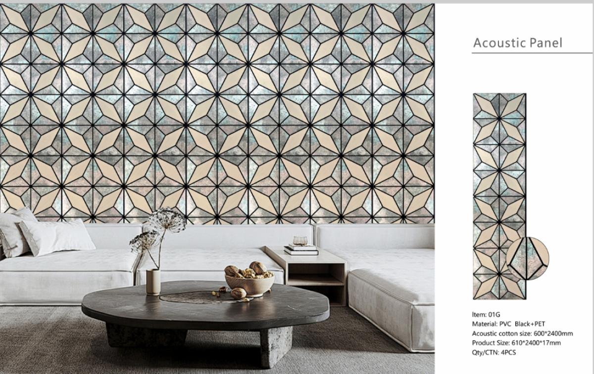 Wall Panel 010A - Antique Metallic Grey - Acoustic - 240cm - (1 pack / 4pcs) — Slat & Acoustic Panels handmade to order by Langham Furniture, image 3 of 4