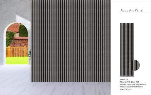 Wall Panel 013A - PS Gold and Grey - Acoustic - 240cm - (1 pack / 4pcs) — Slat & Acoustic Panels handmade to order by Langham Furniture