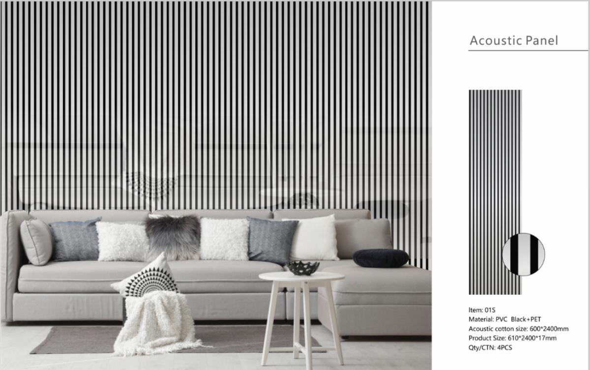 Wall Panel 01S - Shiny Silver - Acoustic - 240cm - (1 pack / 4pcs) — Slat & Acoustic Panels handmade to order by Langham Furniture, image 3 of 4