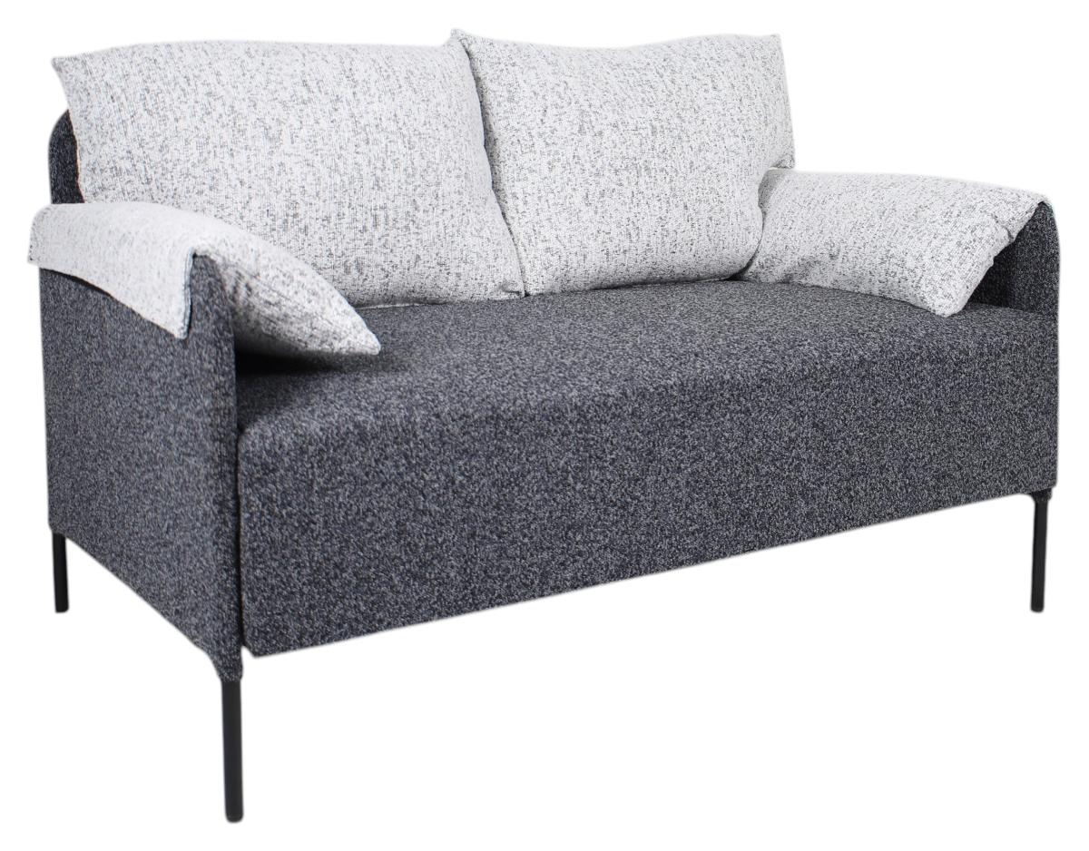 Roma Grey & Cream Mix Sofa — Sofas handmade to order by Langham Furniture, image 2 of 5