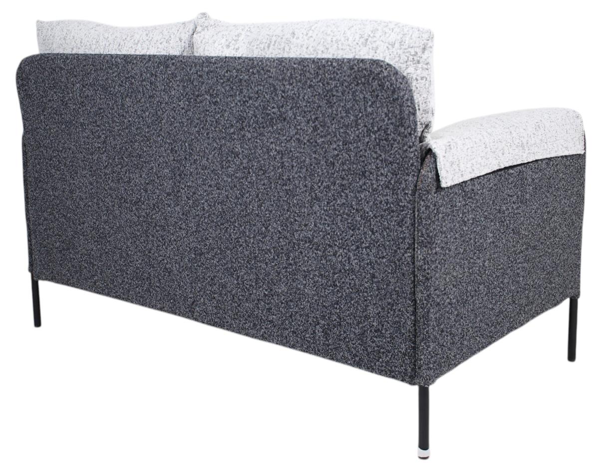 Roma Grey & Cream Mix Sofa — Sofas handmade to order by Langham Furniture, image 4 of 5