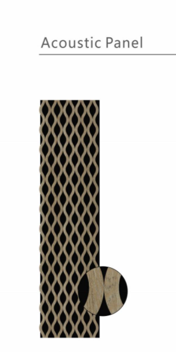 Wall Panel 03D - Dark Oak - Acoustic - 240cm - (1 pack / 4pcs) — Slat & Acoustic Panels handmade to order by Langham Furniture, image 3 of 3