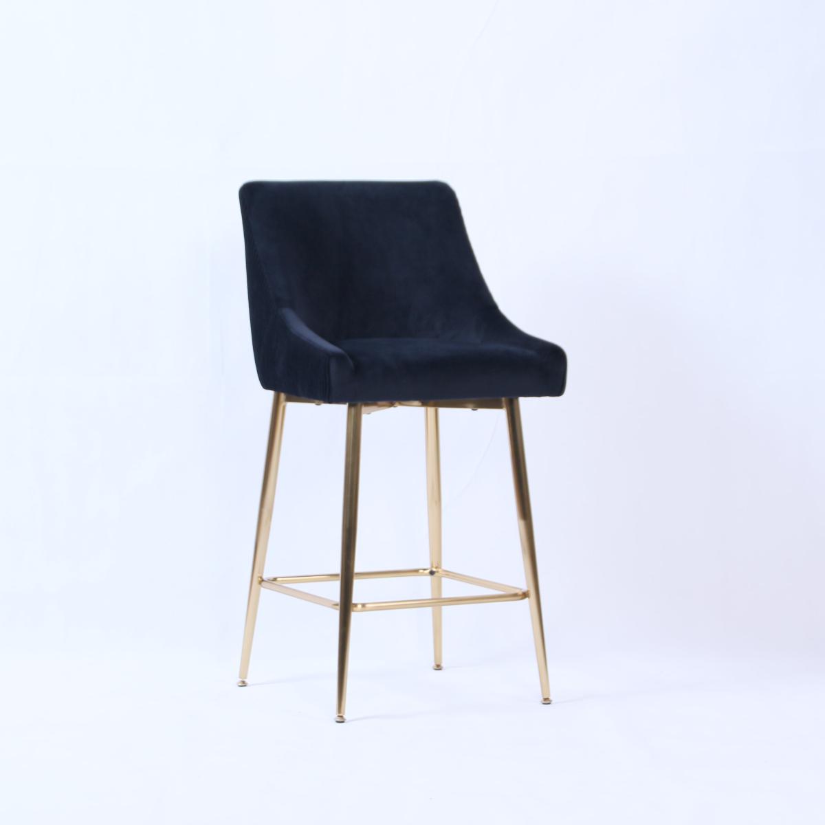 G-Milan Stool (Gold Legs) — Bar Stools handmade to order by Langham Furniture, image 3 of 17