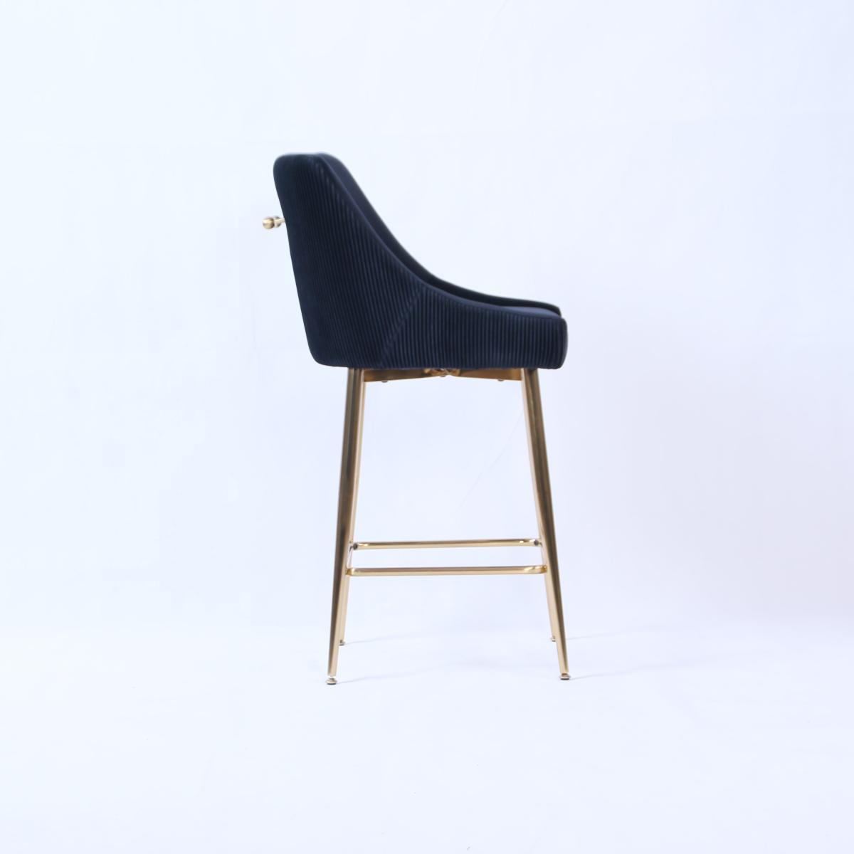 G-Milan Stool (Gold Legs) — Bar Stools handmade to order by Langham Furniture, image 4 of 17