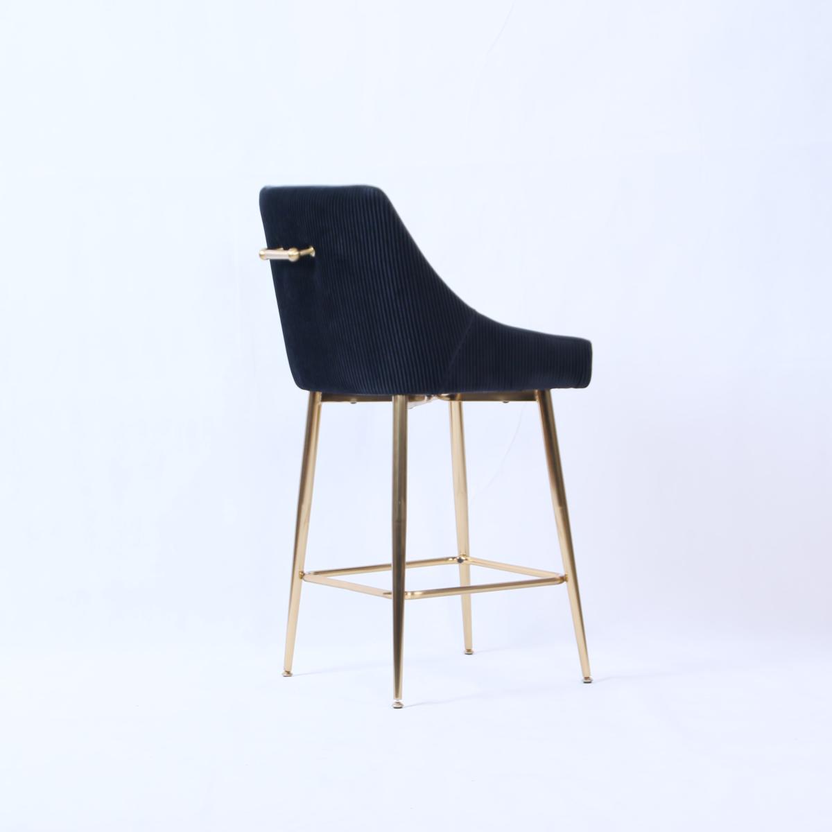 G-Milan Stool (Gold Legs) — Bar Stools handmade to order by Langham Furniture, image 6 of 17
