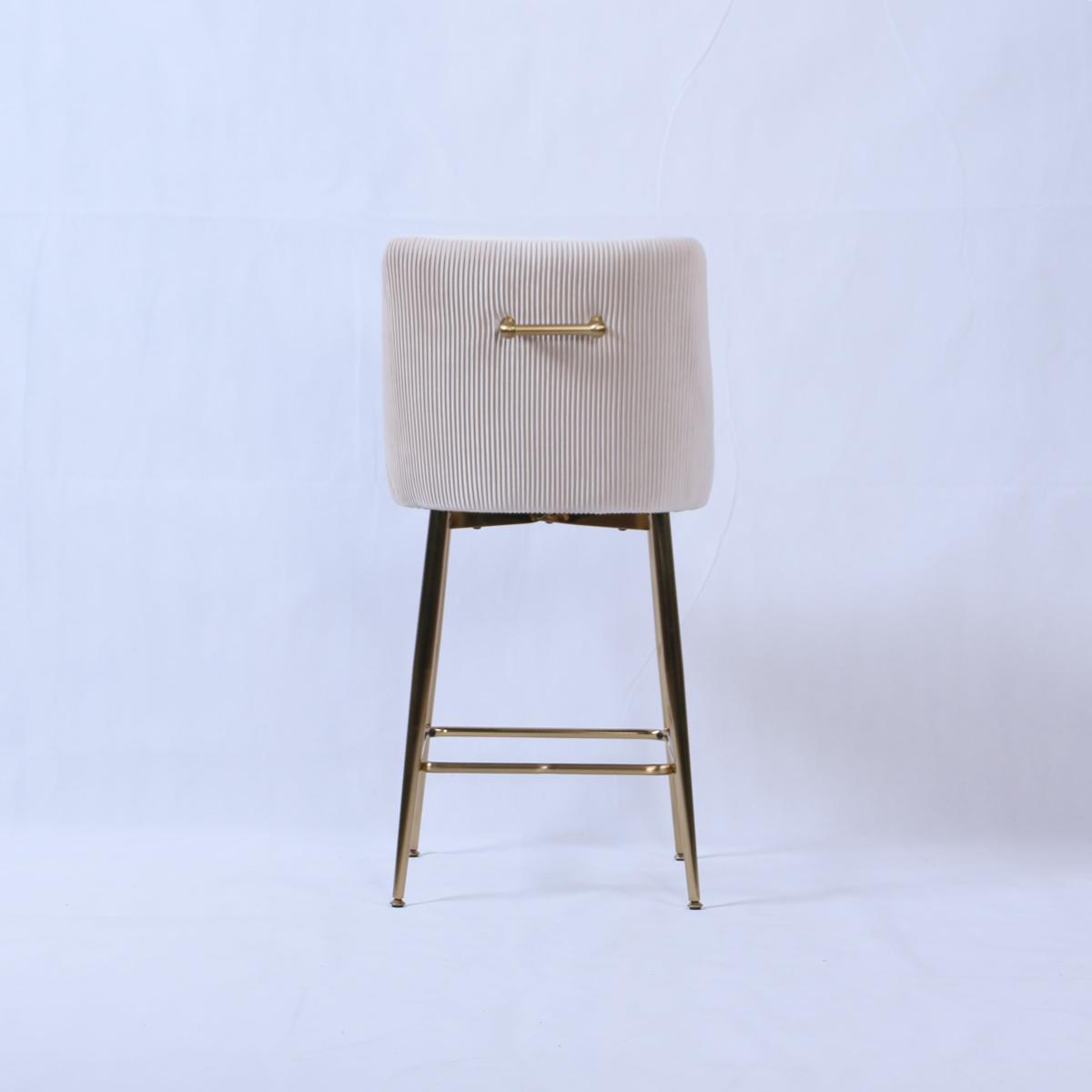 G-Milan Stool (Gold Legs) — Bar Stools handmade to order by Langham Furniture, image 16 of 17