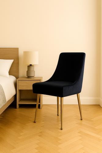 G-Milan Chair (Gold Legs) — Dining Chairs handmade to order by Langham Furniture