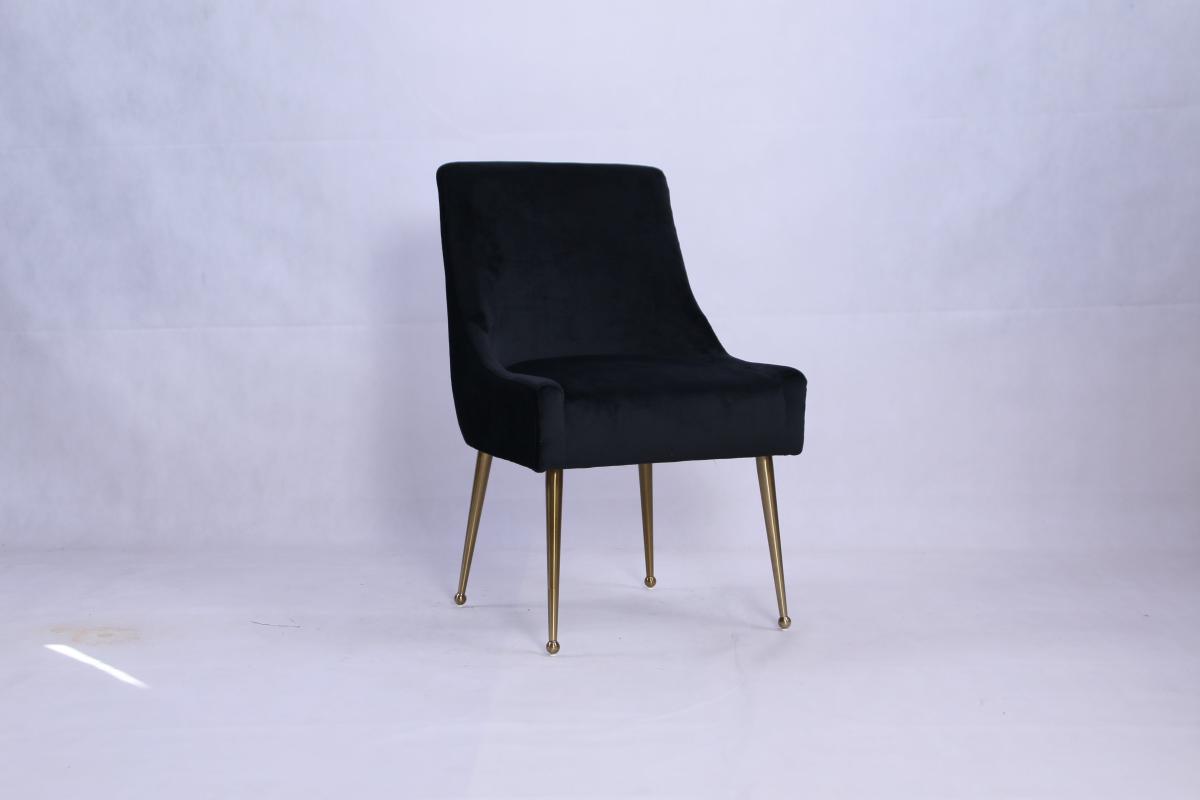 G-Milan Chair (Gold Legs) — Dining Chairs handmade to order by Langham Furniture, image 3 of 21